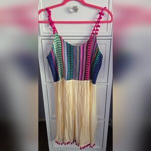America and Beyond Atlantis Pompom Summer Dress Size M